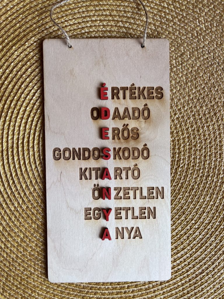 Édesanya tábla