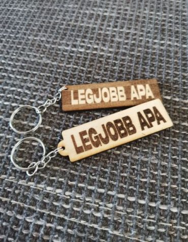 Legjobb apa kulcstartó