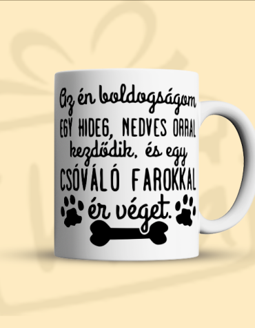 Az én boldogságom (Bögre)