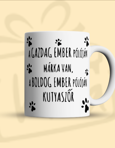 Gazdag ember pólóján (Bögre)