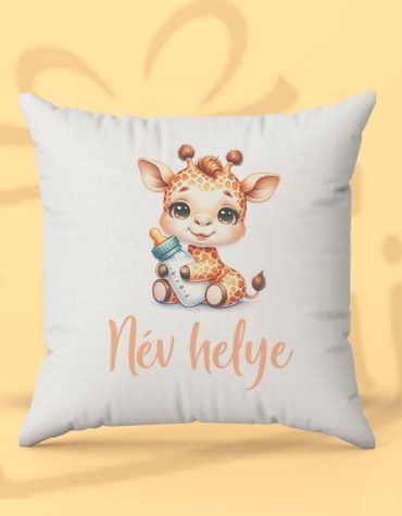 Baba zsiráf névreszóló (párna)