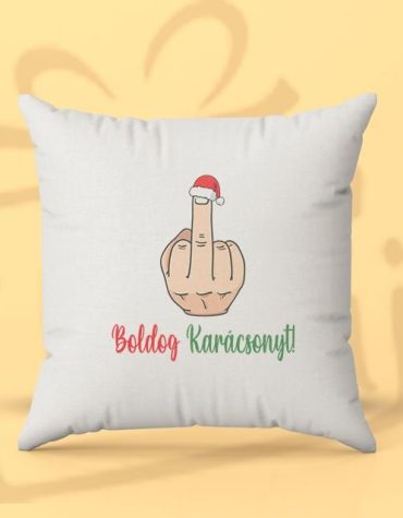 Boldog karácsonyt beintős (párna)