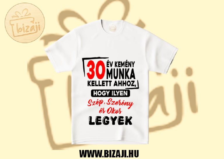 Évszámos szülinapi (Póló)